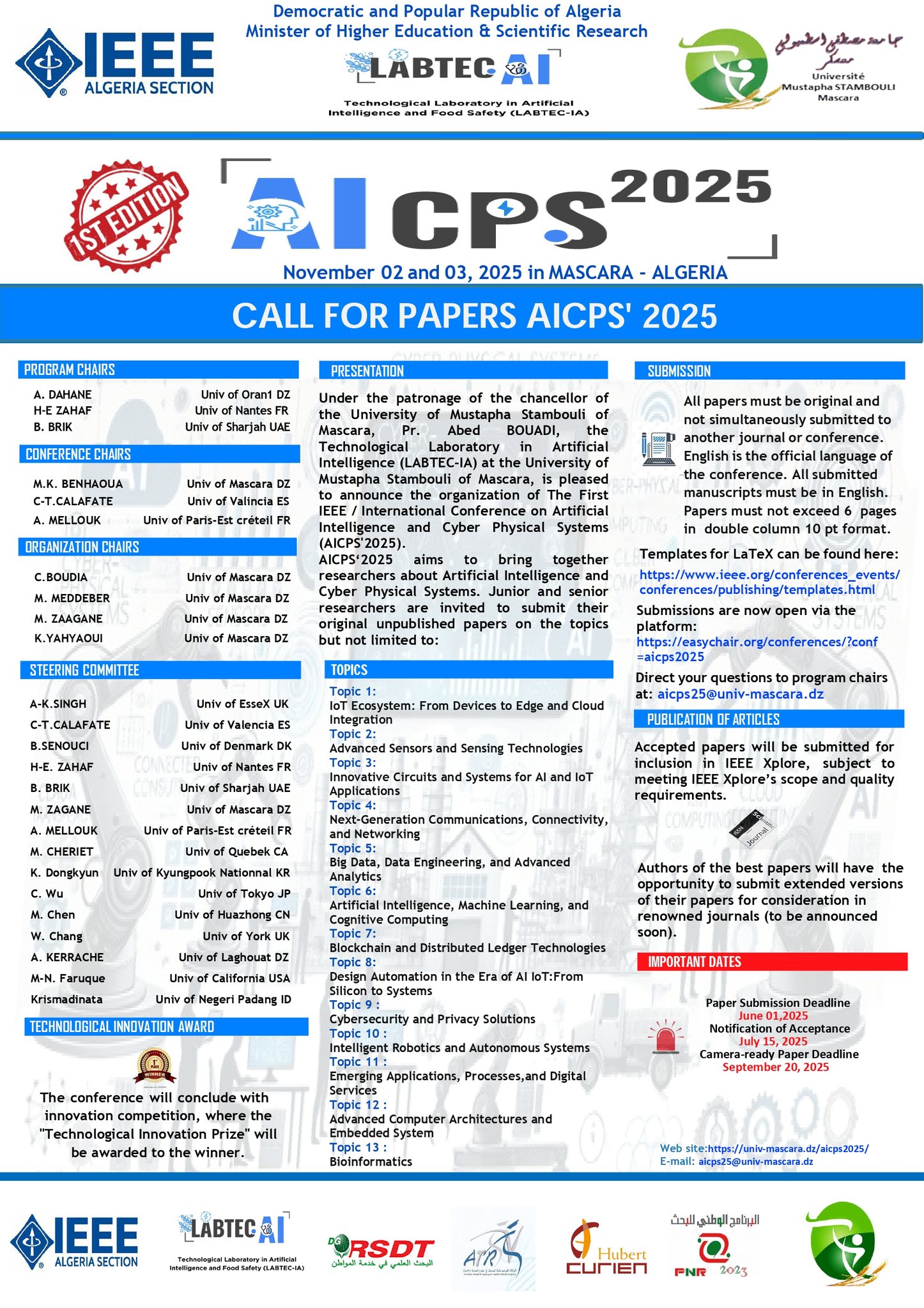 AICPS'25 CFP